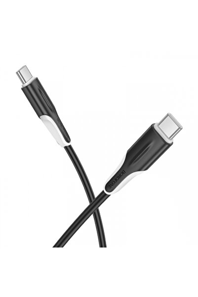 Borofone Καλώδιο Δεδομένων και Φόρτισης USB-C - USB-C BX119 Νέο, 60W, 1μ, Μαύρο