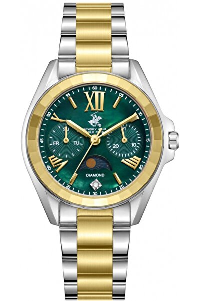 Beverly Hills Polo Club Ceas de damă verde, fashion, BEVERLY HILLS BP3763X.270