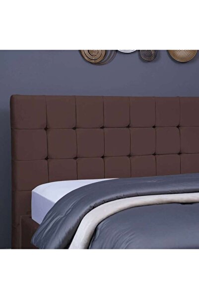 PAN HOME HERMONIA HEADBOARD VELVET BROWN L-180 : H-125 CM
