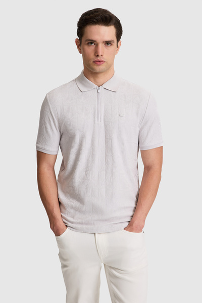 U.S. Polo Assn. تي شيرت رجالي باللون الرمادي الفاتح 50322399-VR001