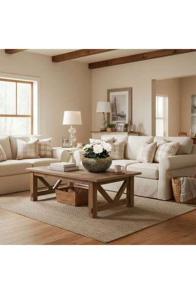 PAN HOME وعاء نباتات من البولي ريزين من إيف 33×16 سم - لون أنثراسيت