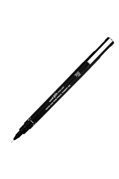UNİ-BALL Unipin Fineline Acrylic Tip Pen 0,1 Black - 2 Units