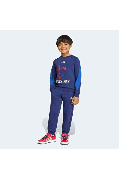 adidas Lk Mrvl Sm Jog Unisex Kids Sports Bottom - Top Set Ks3968