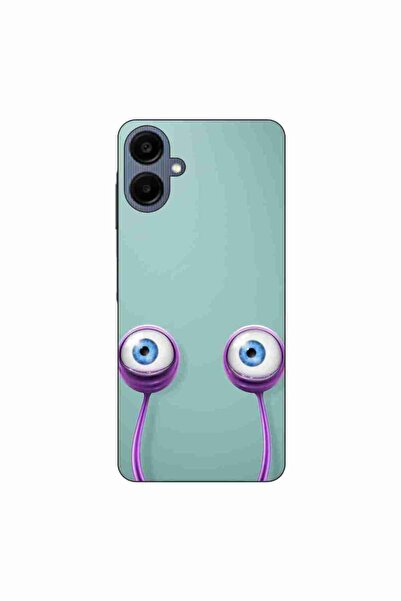 OEM Калъф, съвместим със Samsung Galaxy A06, силиконов гел TPU, с шарка  "Очи...
