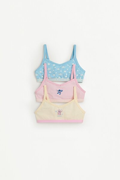 LEFTIES Stitch ve Angel ©Disney üçgen büstiyer (3'lü Pack)