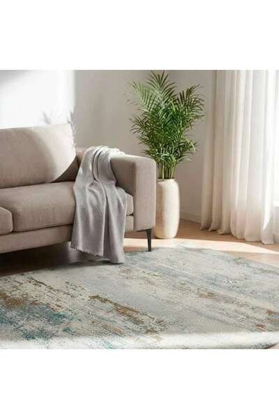 PAN HOME سجادة كوزان المنسوجة 160x230 سم - أزرق