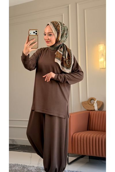 Suede Style 6574 - Stylish Comfortable Knitted Modal Fabric Casual Trousers w...