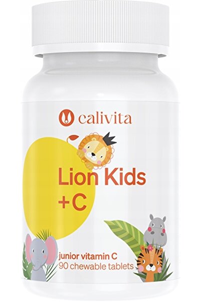 Calivita Lion Kids + C 90 Comprimate de mestecat