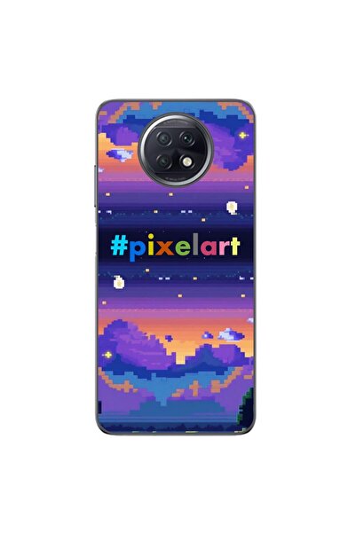OEM Θήκη συμβατή με Xiaomi Redmi Note 9T Σιλικόνης TPU με σχέδιο Τοπίο Pixel Art