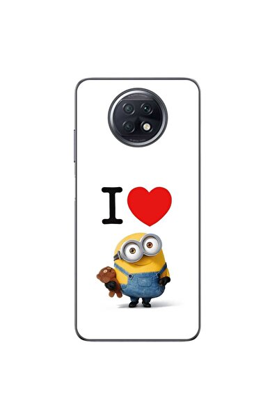 OEM Husa compatibila cu Xiaomi Redmi Note 9T Silicon Gel Tpu Model I Love Min...