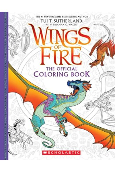 Scholastic Us كتاب تلوين أجنحة النار الرسمي (إصدار محدود)
