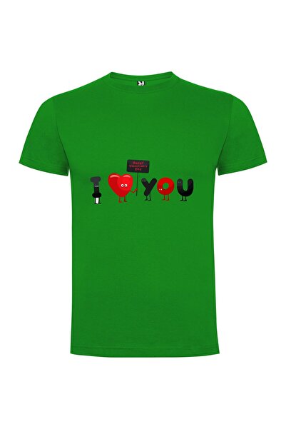 iLovePrints Valentine's Heart Illustration Tshirt