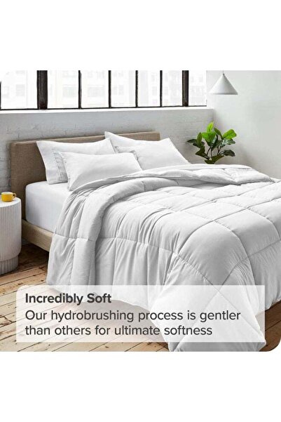 DubaiGallery Elegant White King Size Bedding Set Crafted from 100 Percent Cot...