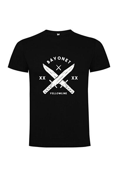 iLovePrints Crossed Blade Monochrome Tshirt