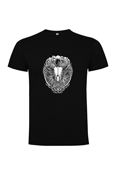 iLovePrints Occult Ram Drawing Tshirt
