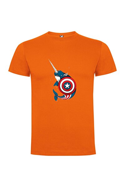 iLovePrints Cosmic Captain Whale Tshirt