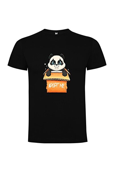 iLovePrints Panda Cardboard Cutie Tshirt