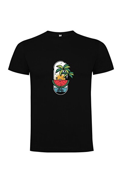 iLovePrints Palm Melon Summertime Tshirt