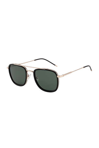 Tessero Ochelari de soare Unisex, Stil Tony Stark Iron Man, Rama Patrata Auri...