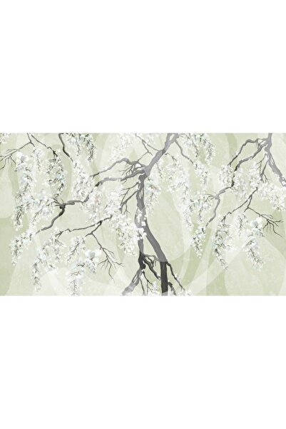 Persona Tablou Canvas, Crenguta Cu Flori Albe 2- 100 X 70 cm