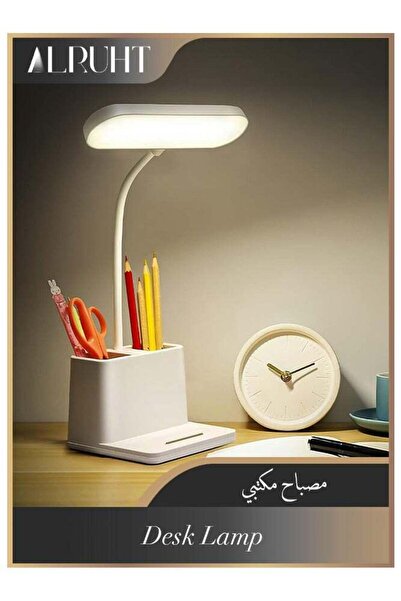 GULF GALLERY مصباح طاولة LED مع ذراع مرن، ضوء قراءة قابل للتعتيم لحماية العين...