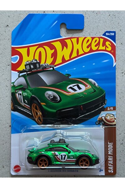 HOT WHEELS بورشه 911 رالي شورت كارت JFN78