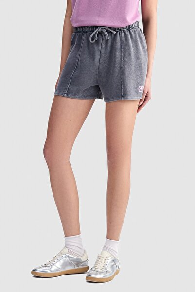 ecko unltd. Ecko Red Emery Loose Fit Mini Printed 100% Cotton Women's Gray Sh...