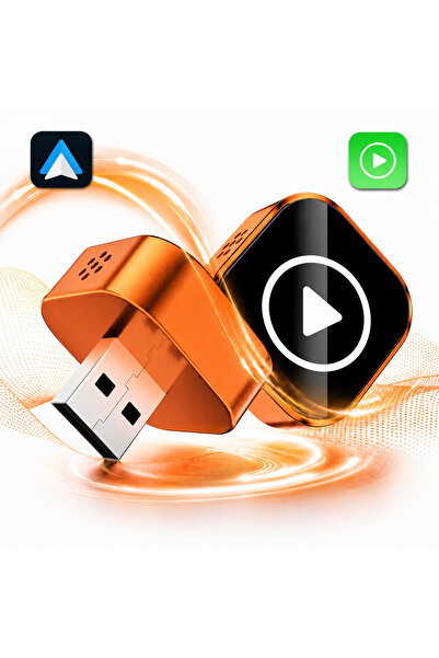 IBESPHERE Adaptor Wireless CarPlay și Android Auto 2-in-1, Plug & Play Fără F...