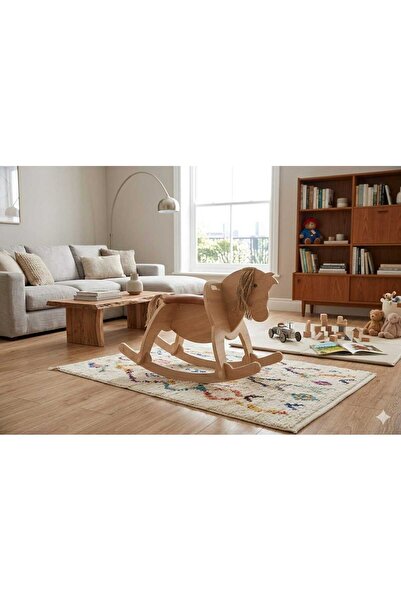 Asrimo mobilya WOODEN PONNY HORSE SALLANAN OYUNCAK