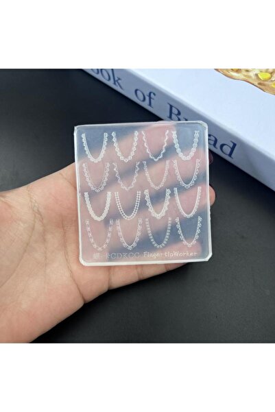 choice2 A3 3D Silicone Nail Art Mold for DIY Manicure European Style Retro La...