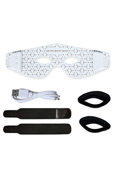 Choice1 white Red Light Eye Mask 630NM 850NM LED Eye Red Light Therapy Eye Ma...