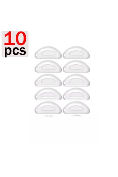 Choice 10pcs clear 10/20pcs Silicone Non-slip Nose Pads Light Eyeglasses Nose...