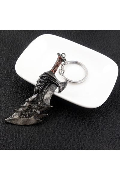Choice18 K00153-02 سلسلة مفاتيح جديدة من لعبة God of War 4 Kratos Sword وسلسل...