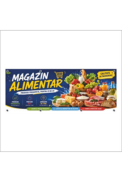 media Πανό MEDIA, μοντέλο  "Grocery Store " 7, 150 x 60 εκ., εξωτερικού χώρου