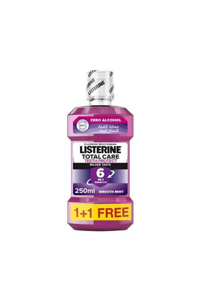 Listerine Listerine Mouthwash 250ml Free 1+1 Total Care Mint