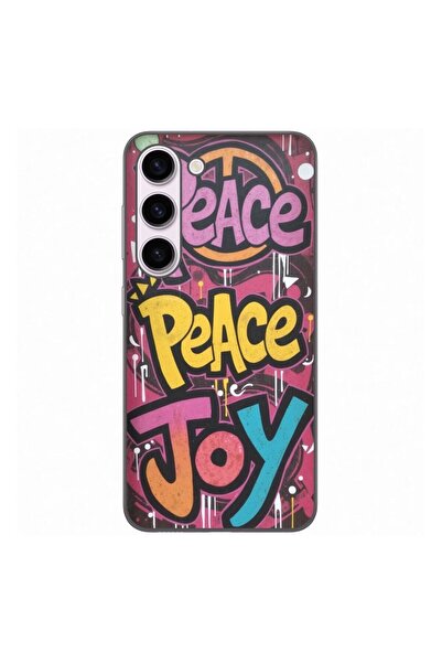 OEM Husa compatibila cu Samsung Galaxy S23 Silicon Gel Tpu Model Peace and Jo...