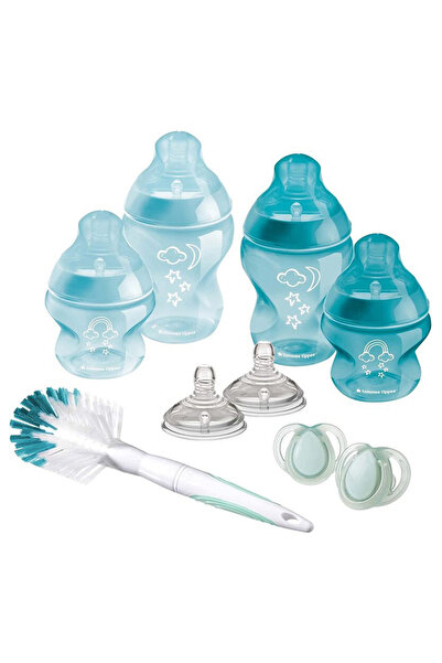 tommee tippee Set de biberonuri pentru nou-născuți, 2 biberoane de 150 ml și ...
