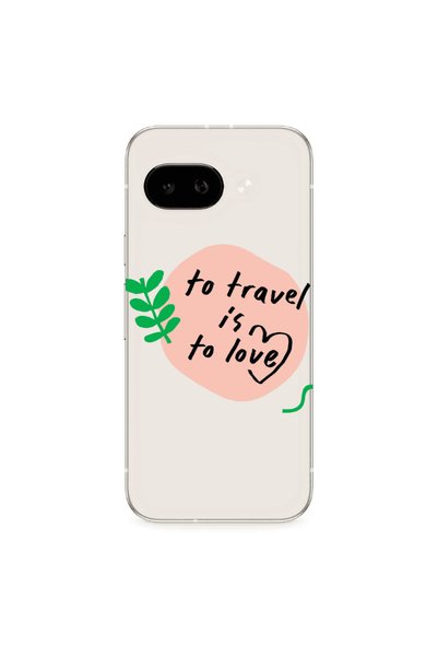 Other Google PIXEL 9A To Travel is to Love Transparent Silicone TPU Θήκη