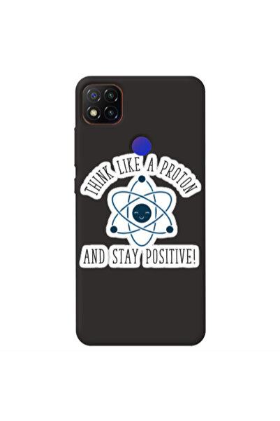 Other Xiaomi Redmi 9c Positive Black Colored Silicone TPU Θήκη