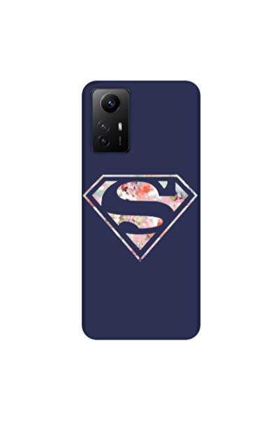 Other Xiaomi Redmi Note 12s Superman logo Dark blue Colored Silicone TPU Θήκη