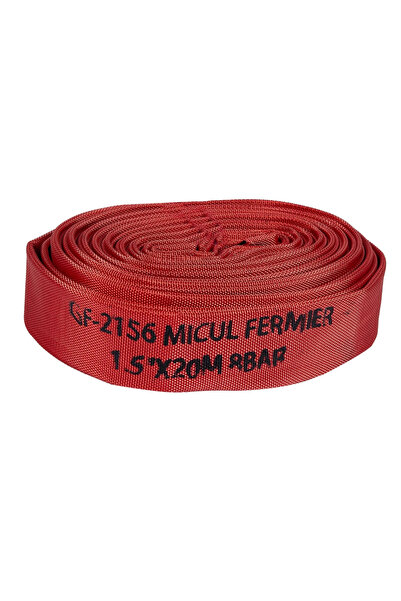 micul fermier Furtun pompier 1.5' 20m 8bar fara capete ROSU
