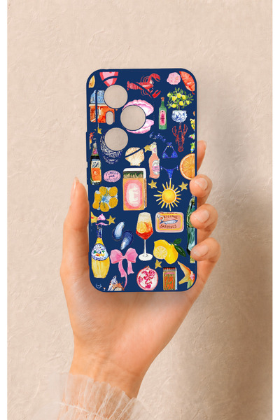 Vip Case Honor 400 Pro Uyumlu Summer Desenli Silikon Kılıf