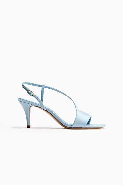 H&M Topuklu ve Şeritli Sandalet
