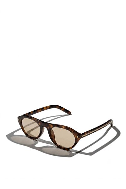 Angel Eyes Retro Chic Leopard Patterned Nude Glass Popular Sunglasses B15S