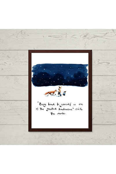 The Boy The Mole The Fox and The Horse Posteri – Dekoratif Çerçeveli Motivasyon Tablosu