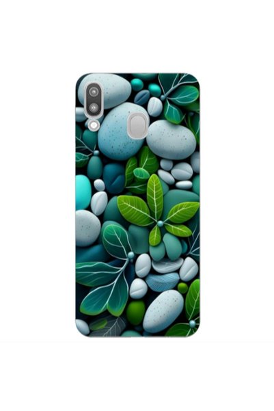 Other Samsung M20 Pebbles Transparent Silicone TPU Θήκη