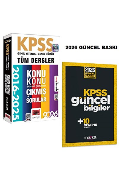 Yargı Yayınları 2026 KPSS GK-GY Tüm Dersler Tamamı Çözümlü 10 Yıl Çıkmış Soru...