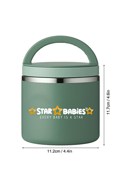 STAR BABiES صندوق غداء بينتو للأطفال بتصميم ديناصورات من ستار بيبيز، 4 أقسام،...
