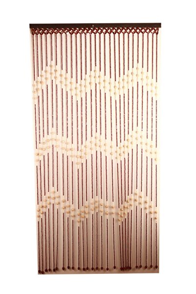 Empressco Ahşap Kapı Perdesi 27 Sıra 90x180 cm Sineklik ve Kapı Boncuğu