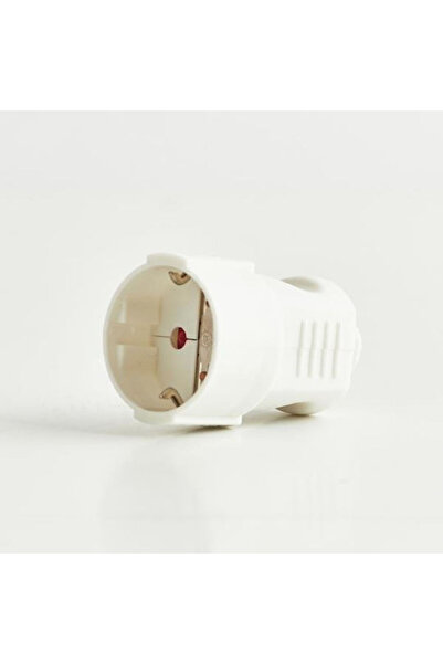 EUROLAMP Θηλυκό βύσμα Σούκο Λευκό Κωδικός: 800-10039